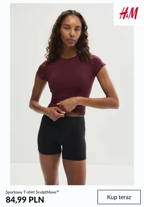 H&M - gazetka promocyjna Nowości na siłownię - kolekcja damska od piątku 28.08  - strona 9