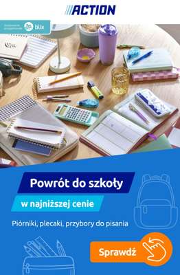 Action - gazetka promocyjna Powrót do szkoły w niskich cenach! od soboty 29.08 do wtorku 01.09
