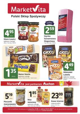 Marketvita - gazetka promocyjna Gazetka  do soboty 05.09