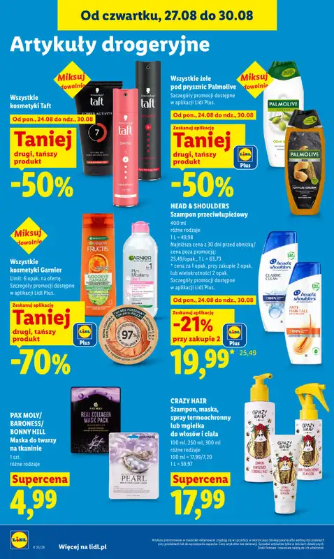 Lidl - gazetka promocyjna Oferta od czwartku od czwartku 27.08 do niedzieli 30.08 - strona 84