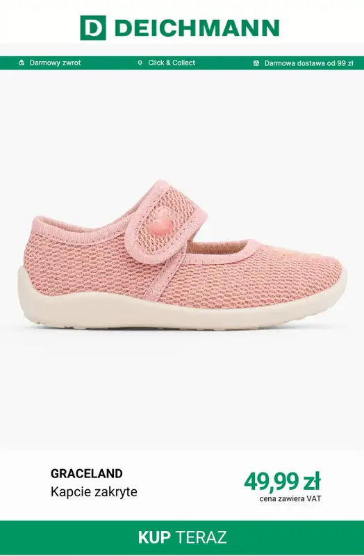 Deichmann - gazetka promocyjna Kapcie dziecięce od czwartku 27.08  - strona 3