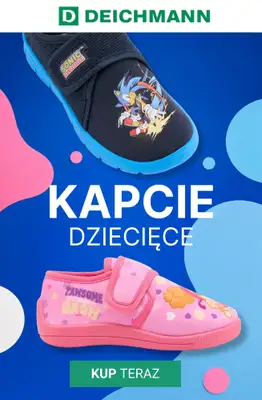 Deichmann - gazetka promocyjna Kapcie dziecięce od czwartku 27.08 