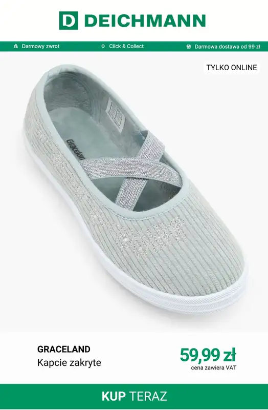 Deichmann - gazetka promocyjna Kapcie dziecięce od czwartku 27.08  - strona 10
