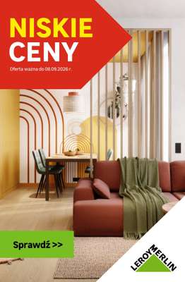 Leroy Merlin - gazetka promocyjna Niskie ceny! od czwartku 27.08 do wtorku 08.09
