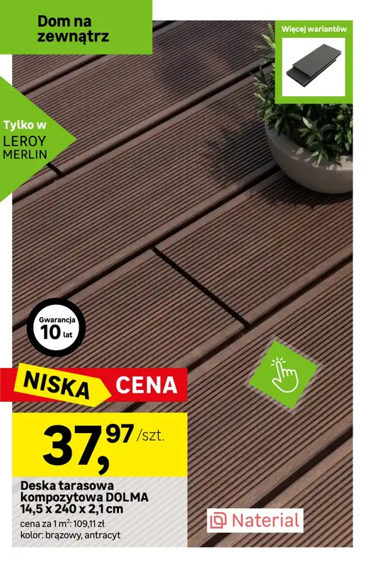 Leroy Merlin - gazetka promocyjna Niskie ceny! od czwartku 27.08 do wtorku 08.09 - strona 10