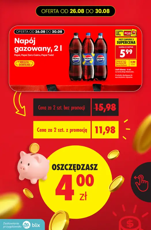 Biedronka - gazetka promocyjna Przeliczamy promocje! od czwartku 27.08 do niedzieli 30.08 - strona 7