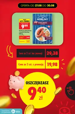 Biedronka - gazetka promocyjna Przeliczamy promocje! od czwartku 27.08 do niedzieli 30.08 - strona 9