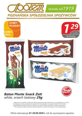 Społem - Blisko i Korzystnie - gazetka promocyjna Dobry produkt, dobra cena - PSS Poznań od wtorku 01.09 do środy 30.09 - strona 3