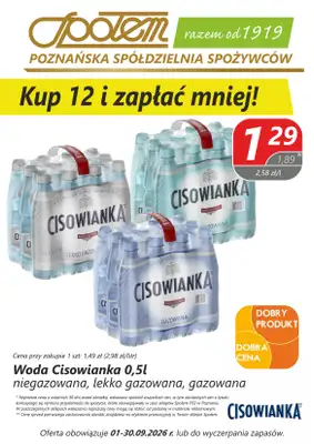 Społem - Blisko i Korzystnie - gazetka promocyjna Dobry produkt, dobra cena - PSS Poznań od wtorku 01.09 do środy 30.09 - strona 8