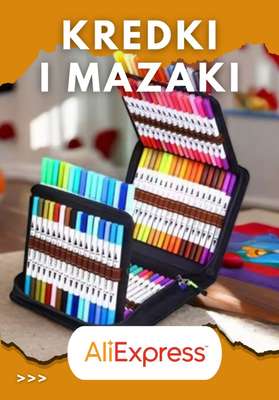 AliExpress - gazetka promocyjna Kredki i mazaki do szkoły od piątku 28.08 