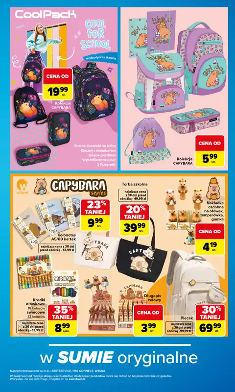 Carrefour - gazetka promocyjna Szkoła nowy sezon od czwartku 27.08 do soboty 12.09 - strona 13