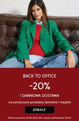 bonprix - gazetka promocyjna 20% rabatu na wybrane produkty + darmowa dostawa! od czwartku 27.08 do piątku 28.08