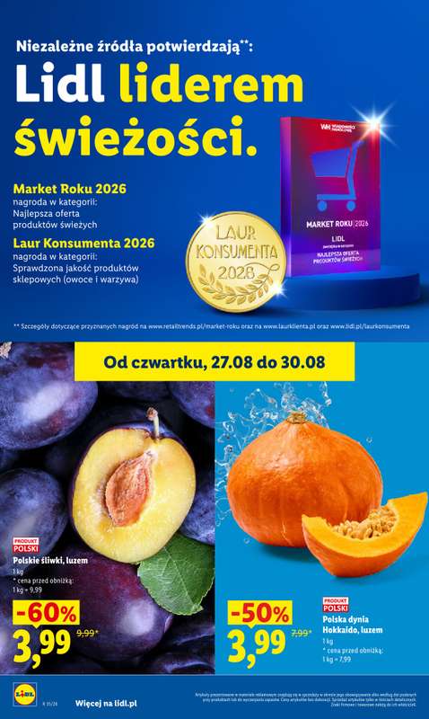 Lidl - gazetka promocyjna Oferta od czwartku od czwartku 27.08 do niedzieli 30.08 - strona 40
