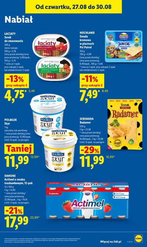 Lidl - gazetka promocyjna Oferta od czwartku od czwartku 27.08 do niedzieli 30.08 - strona 57