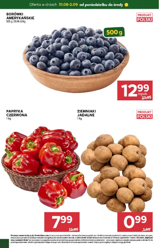 Stokrotka - gazetka promocyjna Hity na start od poniedziałku 31.08 do środy 02.09 - strona 2