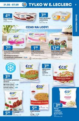 Leclerc - gazetka promocyjna Oferta E.Leclerc | Tanio to tu! od poniedziałku 31.08 do poniedziałku 07.09 - strona 9