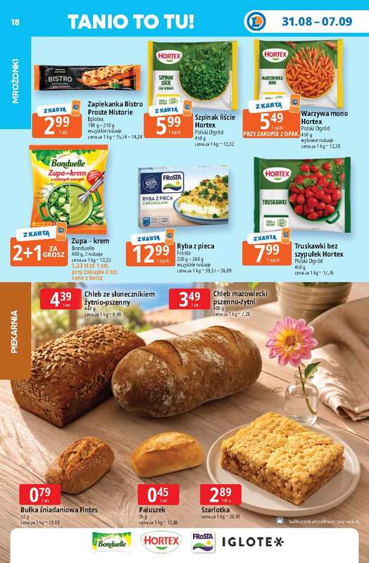 Leclerc - gazetka promocyjna Oferta E.Leclerc | Tanio to tu! od poniedziałku 31.08 do poniedziałku 07.09 - strona 18