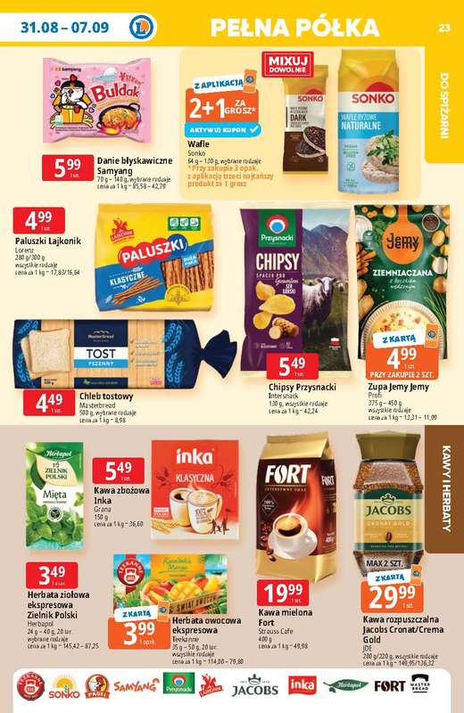 Leclerc - gazetka promocyjna Oferta E.Leclerc | Tanio to tu! od poniedziałku 31.08 do poniedziałku 07.09 - strona 23