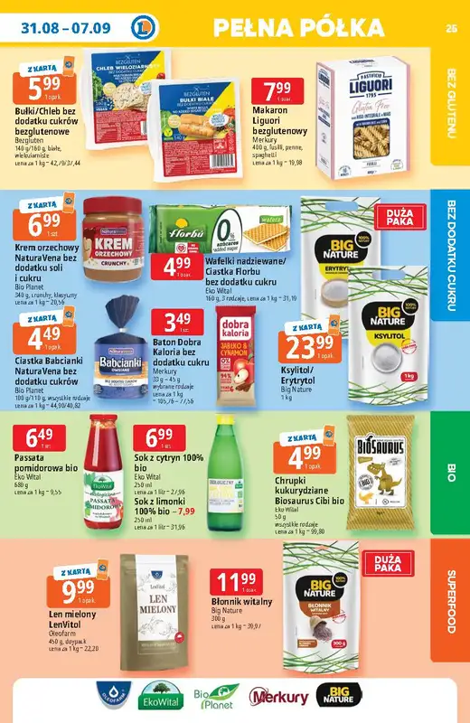 Leclerc - gazetka promocyjna Oferta E.Leclerc | Tanio to tu! od poniedziałku 31.08 do poniedziałku 07.09 - strona 25