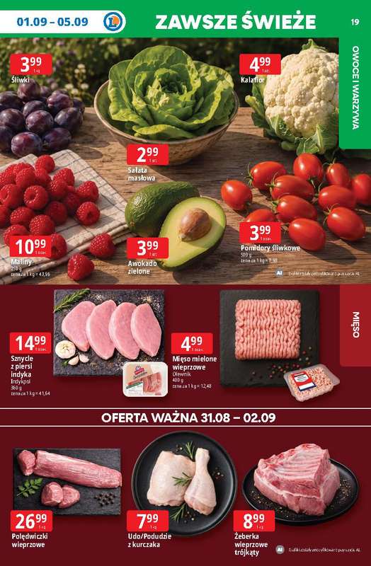 Leclerc - gazetka promocyjna Oferta E.Leclerc | Tanio to tu! od poniedziałku 31.08 do poniedziałku 07.09 - strona 19