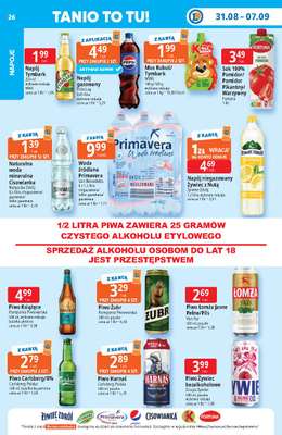 Leclerc - gazetka promocyjna Oferta E.Leclerc | Tanio to tu! od poniedziałku 31.08 do poniedziałku 07.09 - strona 26