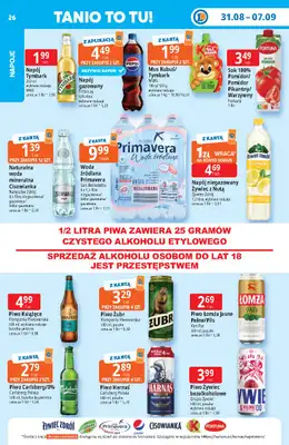 Leclerc - gazetka promocyjna Oferta E.Leclerc | Tanio to tu! od poniedziałku 31.08 do poniedziałku 07.09 - strona 26