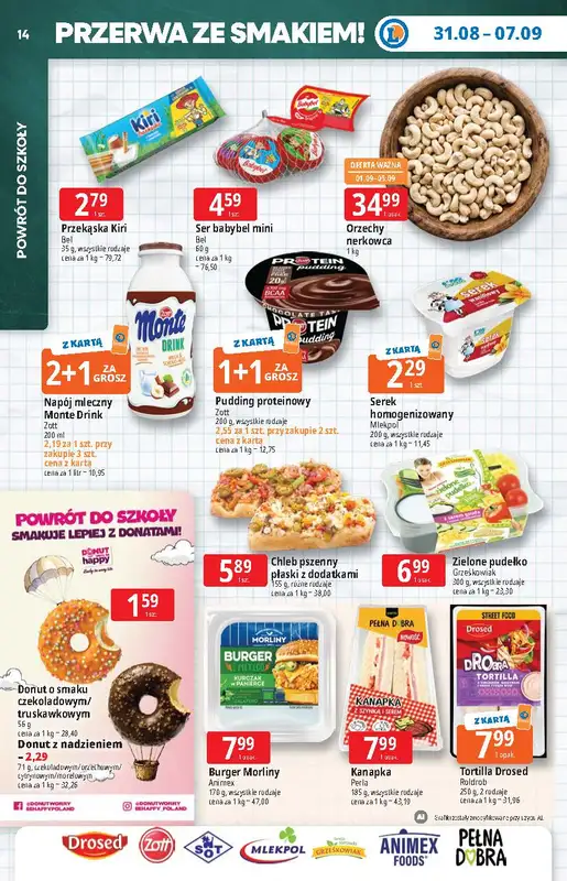 Leclerc - gazetka promocyjna Oferta E.Leclerc | Tanio to tu! od poniedziałku 31.08 do poniedziałku 07.09 - strona 14
