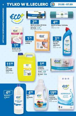 Leclerc - gazetka promocyjna Oferta E.Leclerc | Tanio to tu! od poniedziałku 31.08 do poniedziałku 07.09 - strona 6