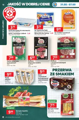 Leclerc - gazetka promocyjna Oferta E.Leclerc | Tanio to tu! od poniedziałku 31.08 do poniedziałku 07.09 - strona 12