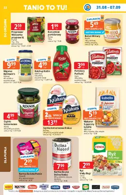Leclerc - gazetka promocyjna Oferta E.Leclerc | Tanio to tu! od poniedziałku 31.08 do poniedziałku 07.09 - strona 22