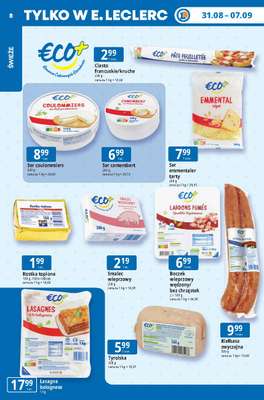 Leclerc - gazetka promocyjna Oferta E.Leclerc | Tanio to tu! od poniedziałku 31.08 do poniedziałku 07.09 - strona 8