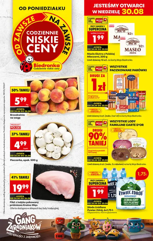 Biedronka - gazetka promocyjna Od poniedziałku  