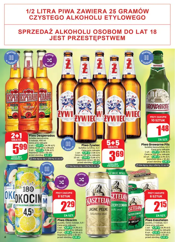 Dino - gazetka promocyjna Weekendowe okazje od piątku 28.08 do niedzieli 30.08 - strona 6