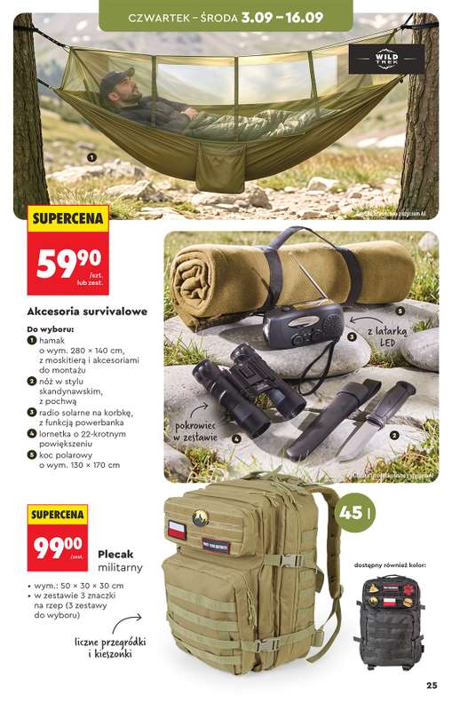 Biedronka - gazetka promocyjna Hity i inspiracje, od 31.08 od poniedziałku 31.08 do środy 16.09 - strona 25