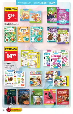 Biedronka - gazetka promocyjna Hity i inspiracje, od 31.08 od poniedziałku 31.08 do środy 16.09 - strona 16