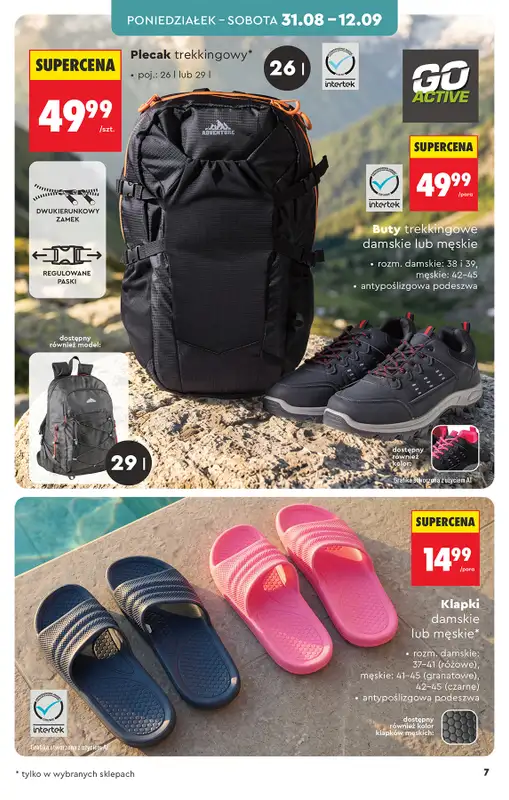 Biedronka - gazetka promocyjna Hity i inspiracje, od 31.08 od poniedziałku 31.08 do środy 16.09 - strona 7