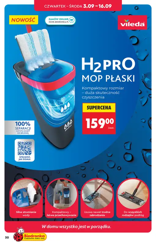 Biedronka - gazetka promocyjna Hity i inspiracje, od 31.08 od poniedziałku 31.08 do środy 16.09 - strona 30
