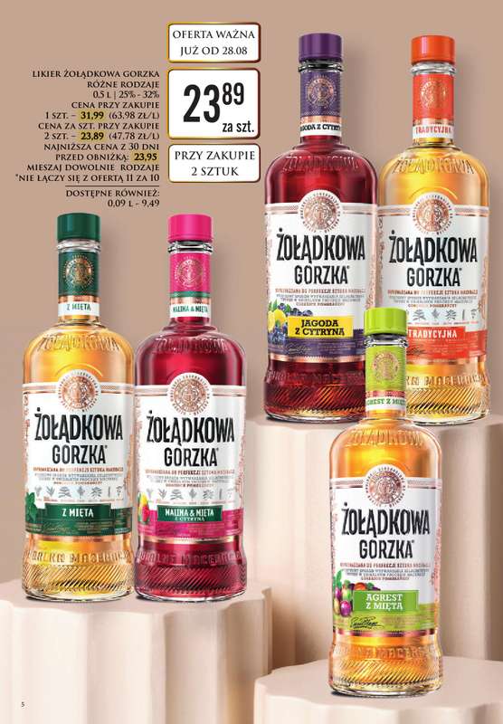Dino - gazetka promocyjna Katalog alkoholowy od poniedziałku 31.08 do soboty 05.09 - strona 5