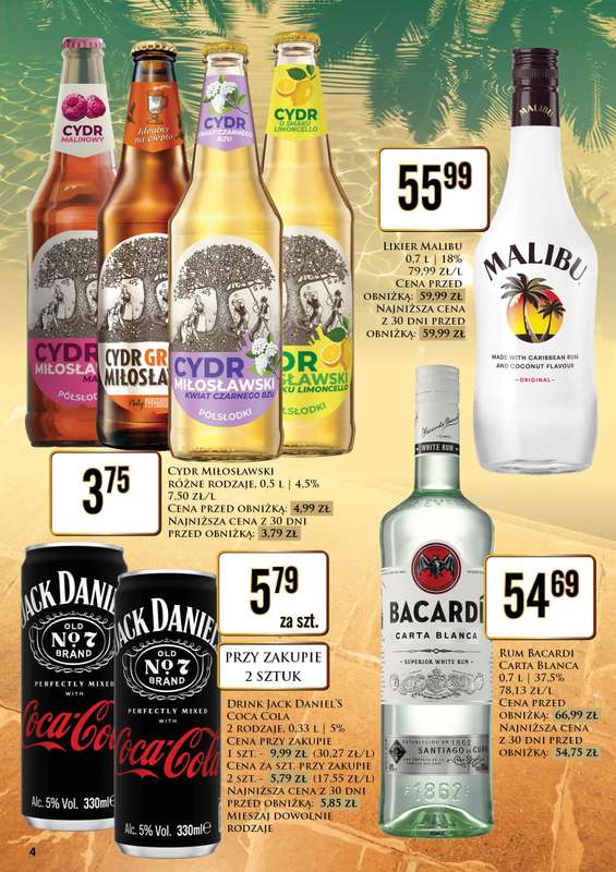 Dino - gazetka promocyjna Oferta alkoholowa od piątku 28.08 do niedzieli 30.08 - strona 4