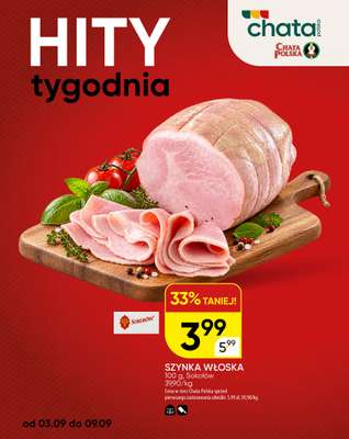 Chata Polska - gazetka promocyjna Hity Tygodnia 03-09.09  do środy 09.09 - strona 2