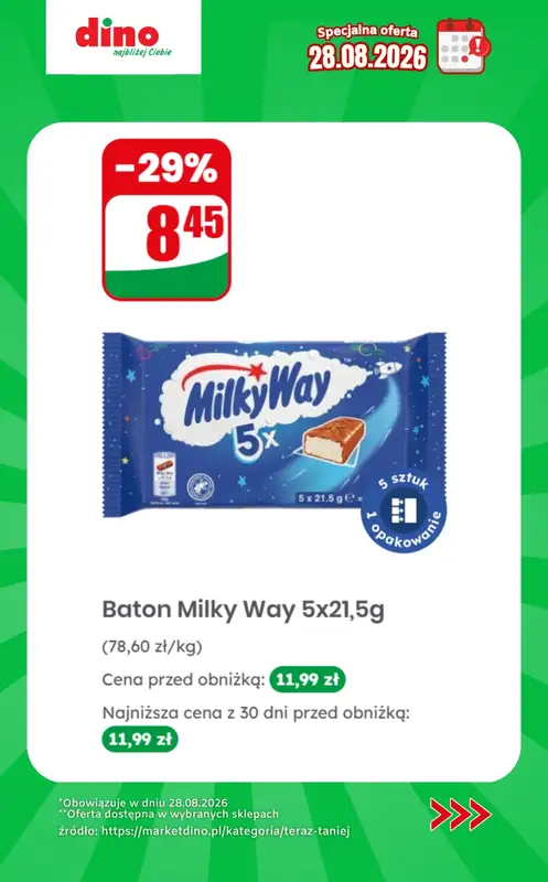 Dino - gazetka promocyjna Specjalna oferta na 28.08.2026 - promocje spoza gazetki od piątku 28.08 do piątku 28.08 - strona 6