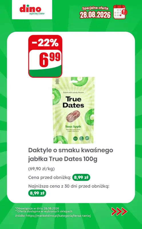 Dino - gazetka promocyjna Specjalna oferta na 28.08.2026 - promocje spoza gazetki od piątku 28.08 do piątku 28.08 - strona 7