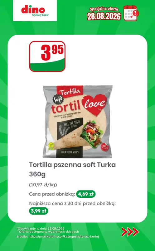 Dino - gazetka promocyjna Specjalna oferta na 28.08.2026 - promocje spoza gazetki od piątku 28.08 do piątku 28.08 - strona 8