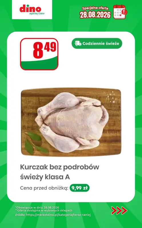Dino - gazetka promocyjna Specjalna oferta na 28.08.2026 - promocje spoza gazetki od piątku 28.08 do piątku 28.08 - strona 3