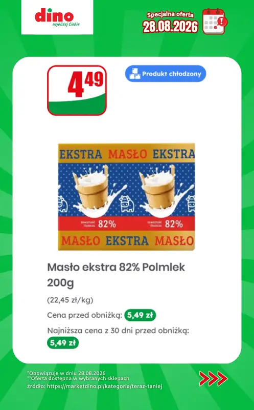 Dino - gazetka promocyjna Specjalna oferta na 28.08.2026 - promocje spoza gazetki od piątku 28.08 do piątku 28.08 - strona 4