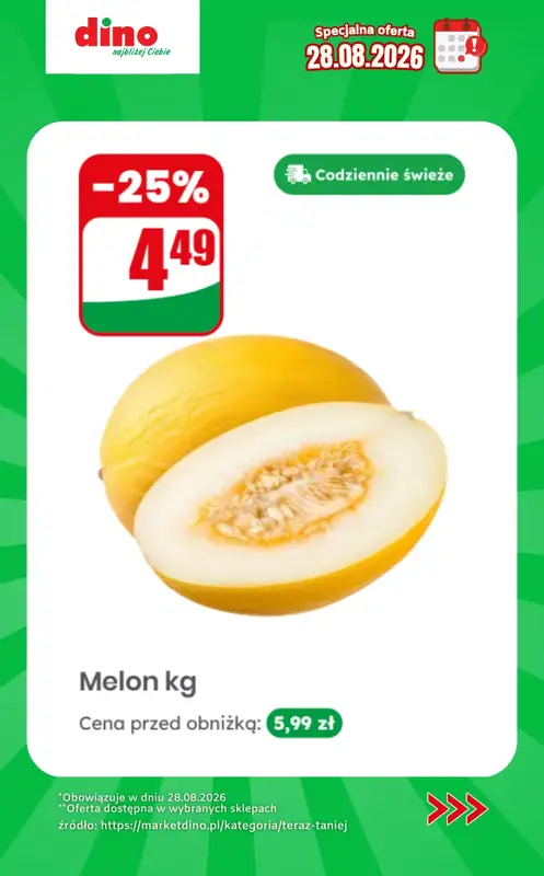 Dino - gazetka promocyjna Specjalna oferta na 28.08.2026 - promocje spoza gazetki od piątku 28.08 do piątku 28.08 - strona 2