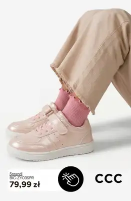 CCC - gazetka promocyjna Sneakersy dla dziewczynki od 59,99 zł od soboty 29.08  - strona 10