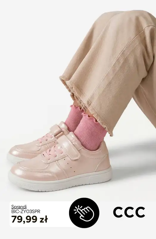 CCC - gazetka promocyjna Sneakersy dla dziewczynki od 59,99 zł od soboty 29.08  - strona 10