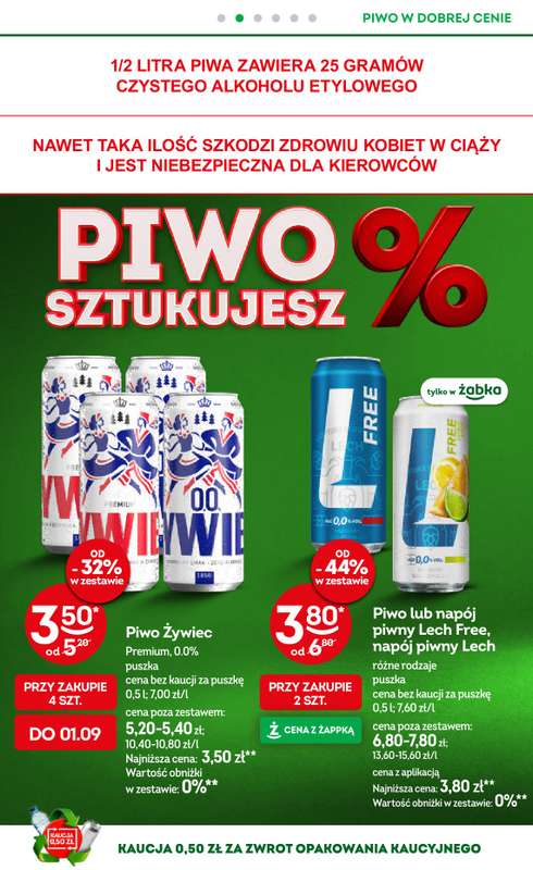 Żabka - gazetka promocyjna Gazetka od środy 26.08 do wtorku 08.09 - strona 40