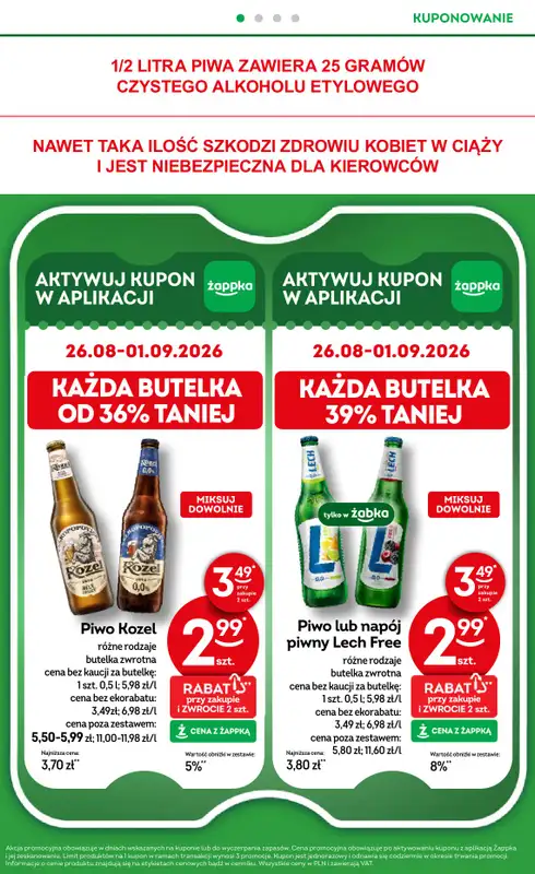 Żabka - gazetka promocyjna Gazetka od środy 26.08 do wtorku 08.09 - strona 28